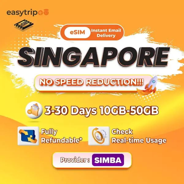 best esim singapore: Easytripgo