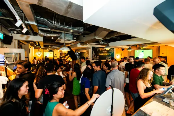 best sports bars singapore to watch football - lion brewery co
