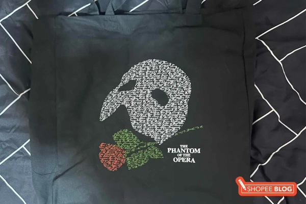 phantom of the opera tote bag