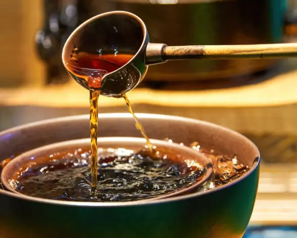 brew a pot of pu-erh tea
