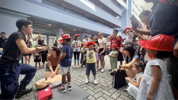 kids activities singapore: Learn at the Fire Station Open House