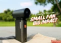 Jisulife review: Ultra1 Handheld Fan outdoors