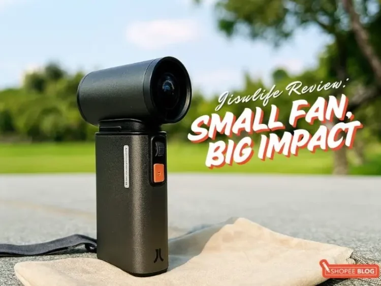 Jisulife review: Ultra1 Handheld Fan outdoors