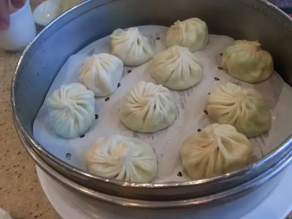 A basket of Xiaolongbao