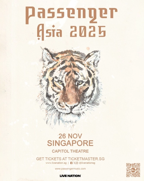 passenger upcoming concert singapore 2025 