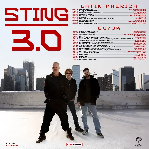 sting 3.0 in concert 2025