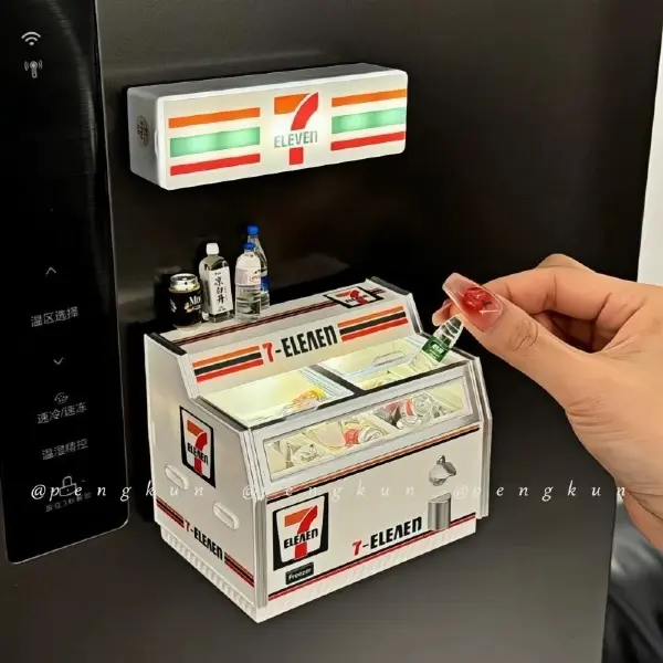 711 Convenience Store Refrigerator Stickers Magnet shopee trending