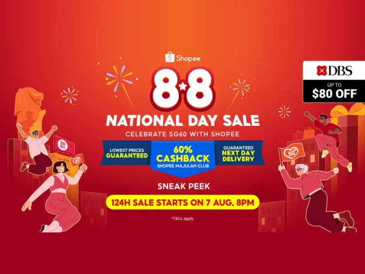Shopee 8.8 National Day Sale Main Banner
