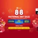 Shopee 8.8 National Day Sale Main Banner