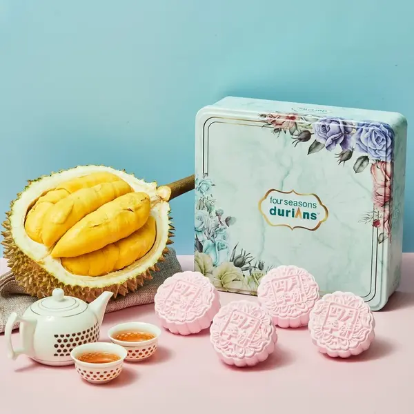 best durian mooncake: Four Seasons Durians
