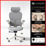 Hinomi Q2 Ergonomic Home Office Mesh Chair Ergochair With Free Legrest