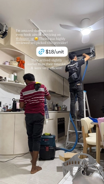 Professional Aircon Servicing shopee affiliates recommends