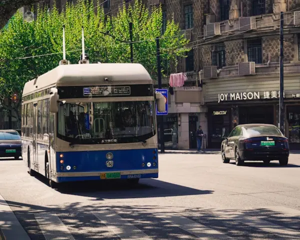 Getting around shanghai with the public bus