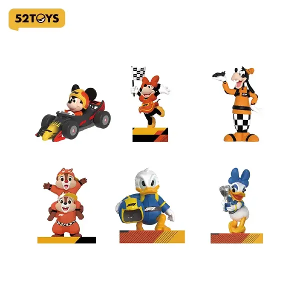 52TOYS Disney Mickey & Friends x F1® Race Day Series Blind Box Figure Toy