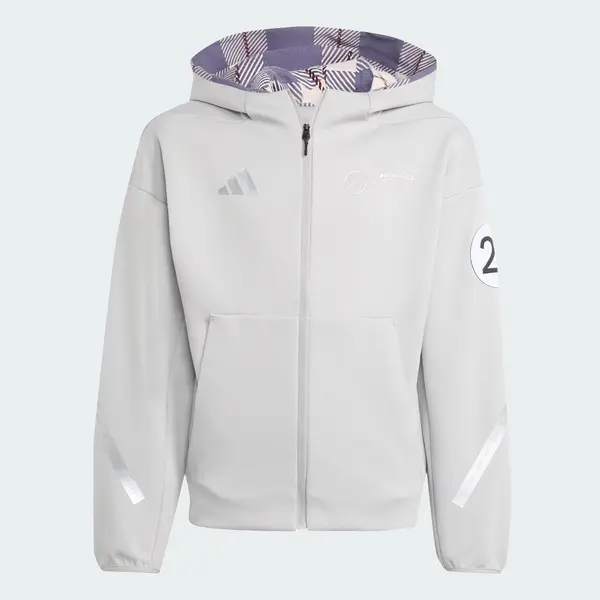 where to buy f1 merchandise in singapore: AMG Petronas Formula One Team Silver Arrows Full Zip Hood