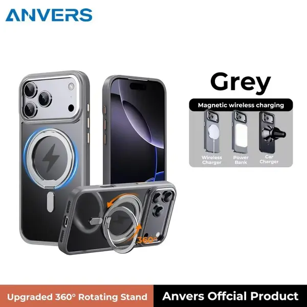 best iphone case singapore: Anvers Magnetic Stand Ring Holder Case