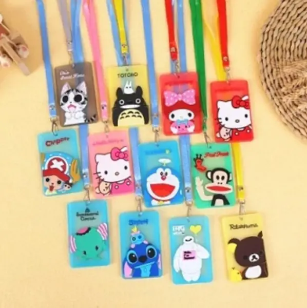 Kids' Cartoon Cardholder Lanyards - children's day gift