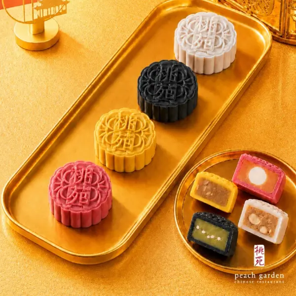 Peach Garden - best low sugar mooncakes