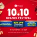 10.10 Brands Festival Featured For 10.10 Sale