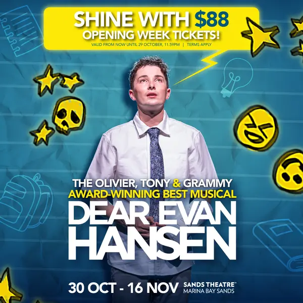 things to do in singapore this weekend Watch the musical Dear Evan Hansen