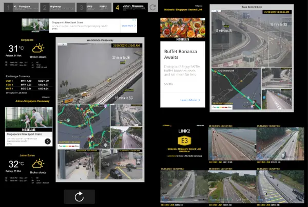 Jalanow.com check jb causeway traffic live camera website