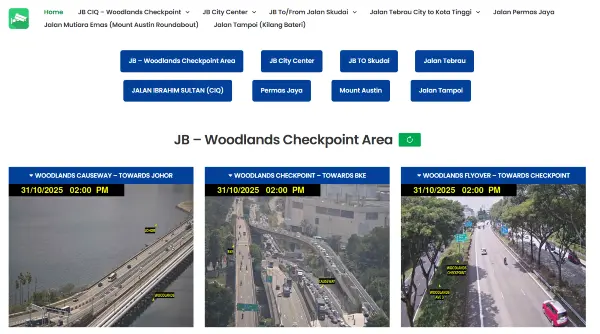 JohorTraffic app to check jb causeway traffic live