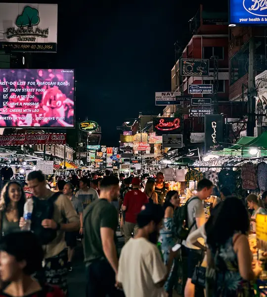 where to go in bangkok Khao San Road