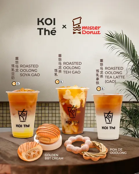 Mister Donut x KOI Thé Collab