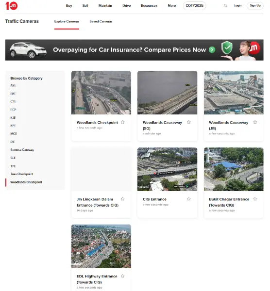 Motorist jb causeway live traffic web and app