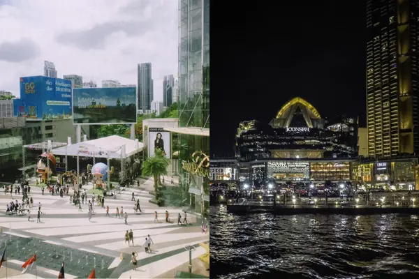 where to go in bangkok Siam Paragon and ICONSiam