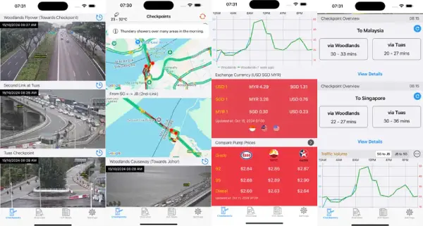 Singapore Checkpoint Cameras