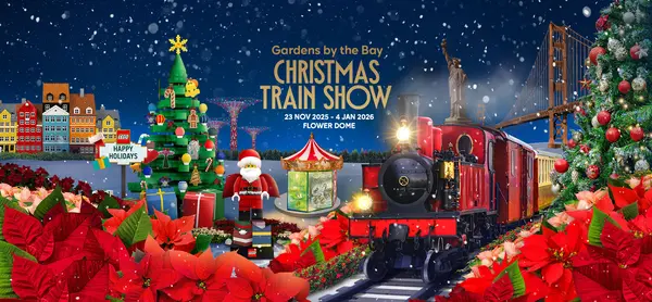 Christmas Train Show at Gardens by the Bay