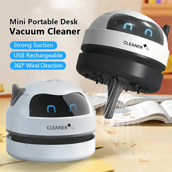 secret santa gift idea Portable Small Desk Vacuum Cleaner