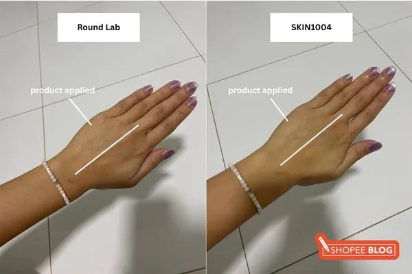  roundlab vs skin1004 skin finish comparison
