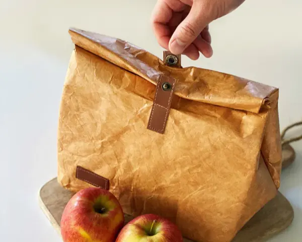 christmas gift ideas for colleagues singapore White Magic Eco Basics Paper Lunch Bag