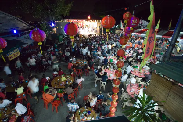 pulau ubin Wayang Stage & Temple
