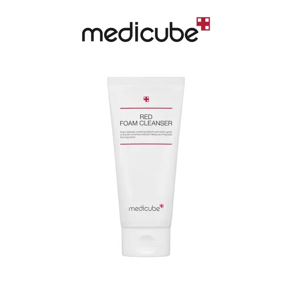Medicube Red Foam Cleanser best skincare routine for oily skin