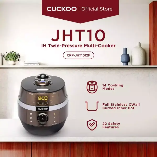 CUCKOO Twin Pressure JHT10 best rice cooker singapore