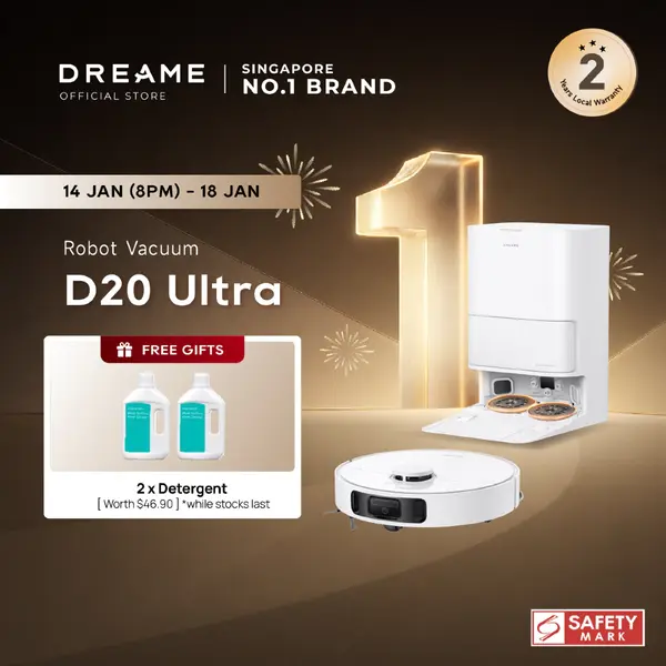 Dreame D20 Ultra best robot cleaner singapore