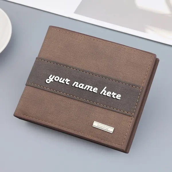valentine's day gift for him Engraved Wallet