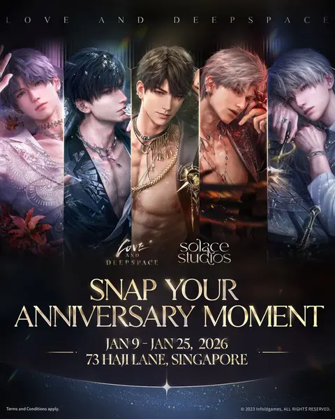 things to do this weekend Love and Deepspace x Solace Studios Pop-Up (Game-Themed Photo Booth)