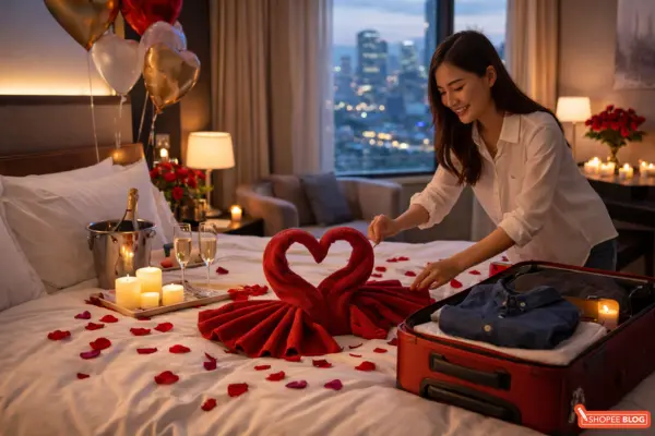 valentine's day gift for him Plan a Surprise Staycation