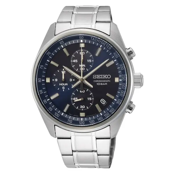 what to buy for valentine's day boyfriend Seiko Chronograph Quartz Watch