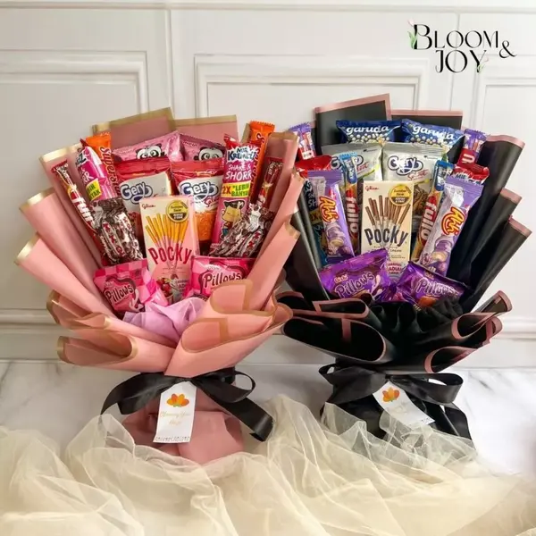 what to buy for valentine's day boyfriend Snack Bouquet