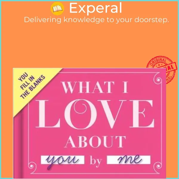 valentine's day gift for him Knock Knock “What I Love About You” Fill-in Book