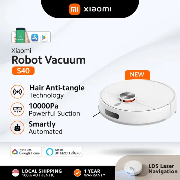 best robot vacuum singapore Xiaomi Robot Vacuum S40