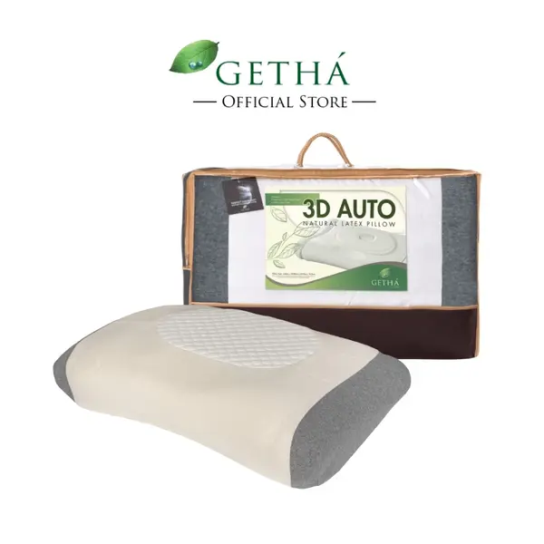 Getha Singapore 3D Auto Natural Latex Pillow best pillow for side sleeper singapore