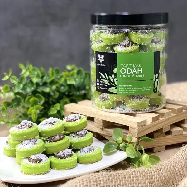 hari raya gifts Hipsterbakes Ondeh Tart Cookies