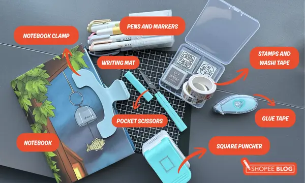 Keep your junk journal supplies simple