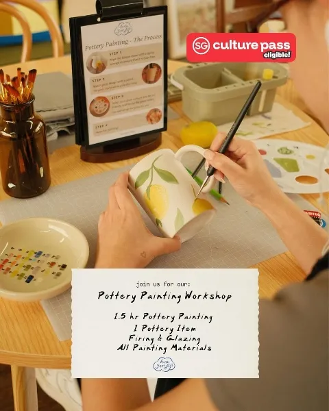 Where to use Culture Pass: Pottery painting